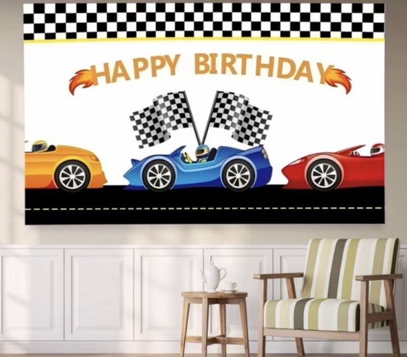 Парти артикули за рожден ден - коли, формула 1, състезателни коли