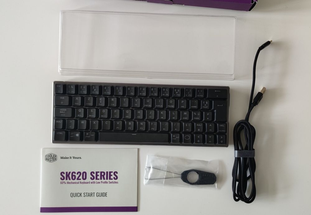 Tastatura Gaming Cooler Master SK620 franceza