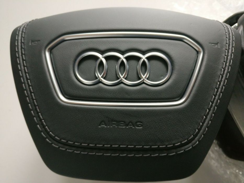 Airbag volan Audi A6 A7 C8 4K / A8 D5 4N0 2017- Piele Negru
