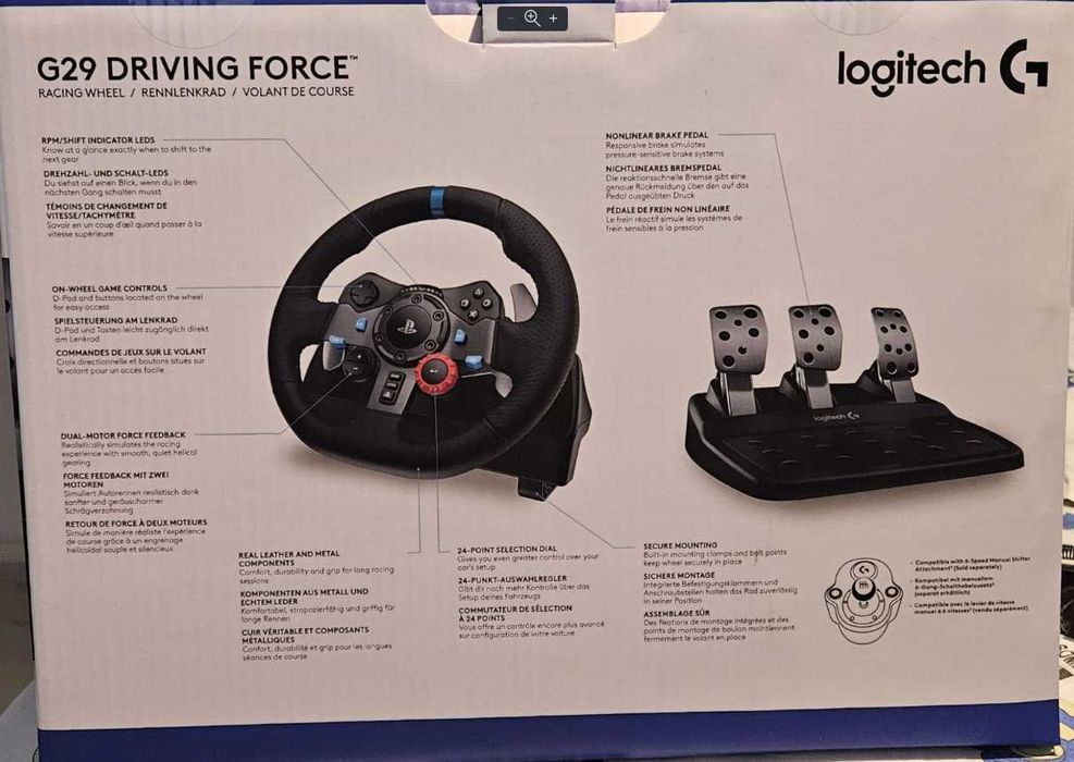 Logitech g29 force feedback+shifter