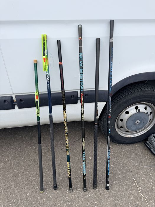 Undite carbon 3,5 m. 4 m. 5 m. 6 m. 7 m+Husa pret 500 le toate 6 buc+Husa