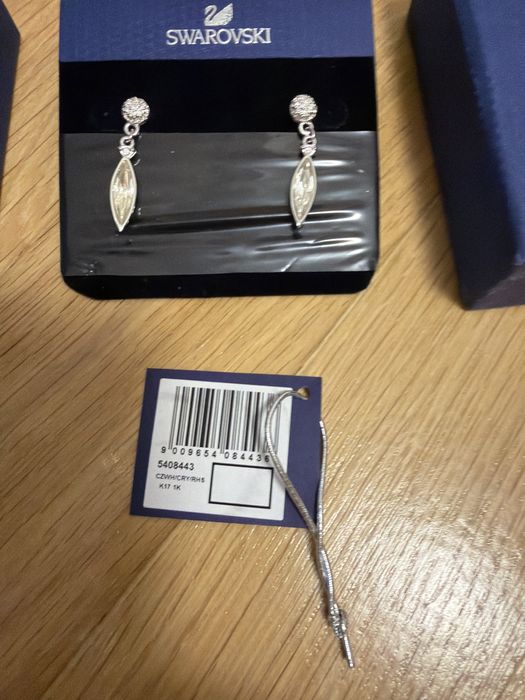 Cercei Swarowski cu bila pave cu cristale