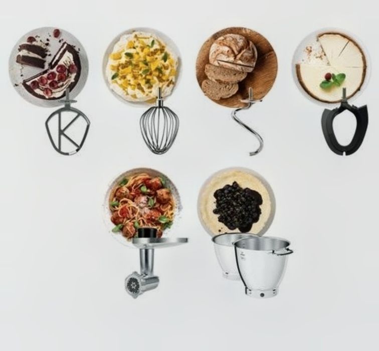 Комбайн Kenwood с насадками для теста