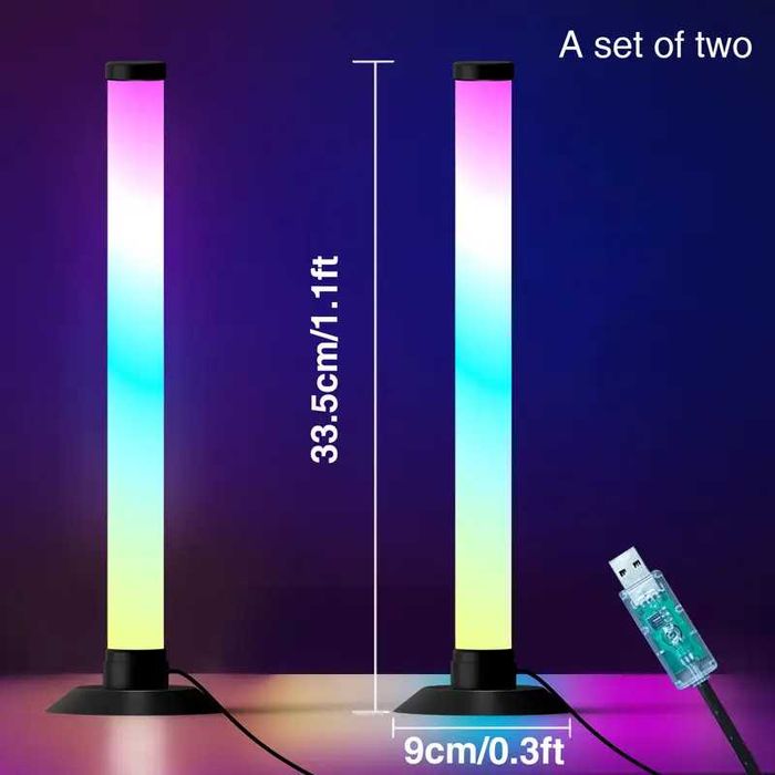 Lampa de birou cu Led RGB Smart - Wifi - Aplicatie Android/IOS - Sense