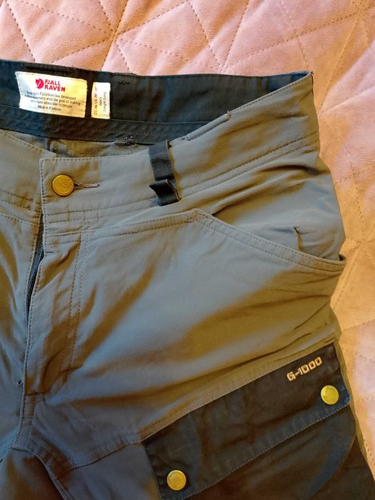 Мъжки панталон Fjällräven G-1000, размер 46 (S), сив/черен, леко ползван