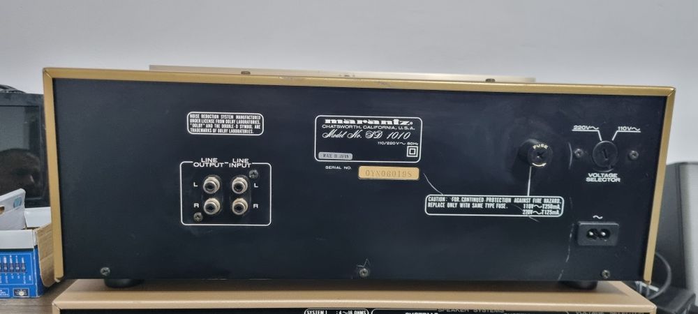 Amplificator Marantz PM 550 DC si deck SD 1010