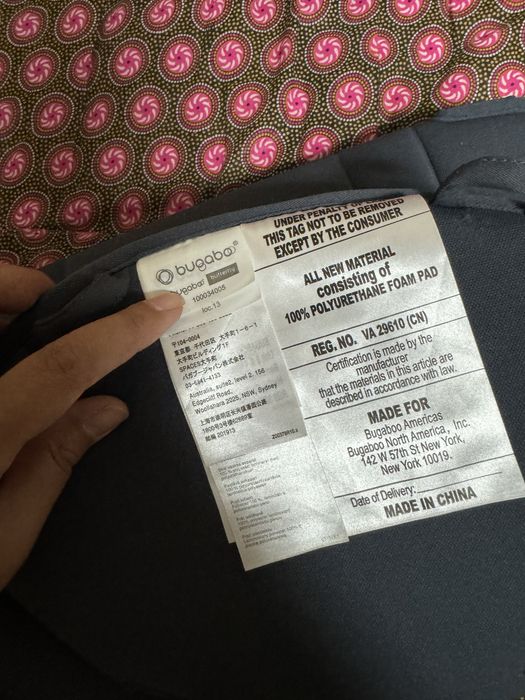 Оригинальный матрас на bugaboo butterfly