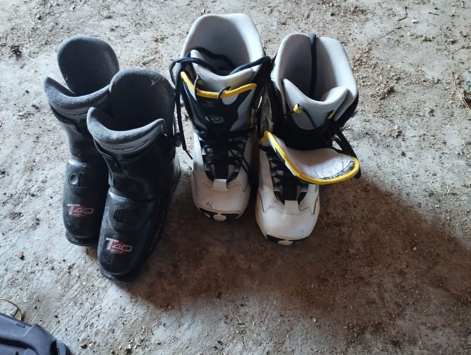 Vând snowboard și skiuri
