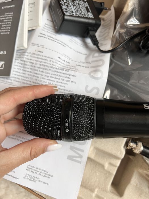 Microfon Sennheiser ew500 g4 945 Wireless la cutie