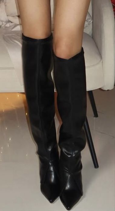 Ботфорты 2в1, можно носить как ботфорты и сапоги