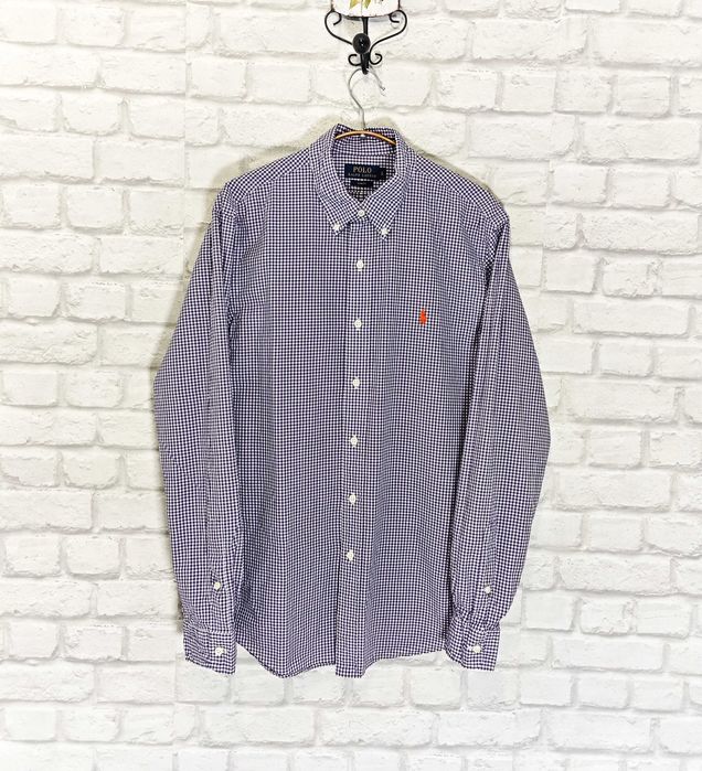 Ralph Lauren Slim fit Оригинална мъжка карирана риза размер L