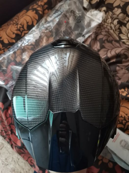 Карбонова Каска за мотор Premier Hyper Carbon 2 броя