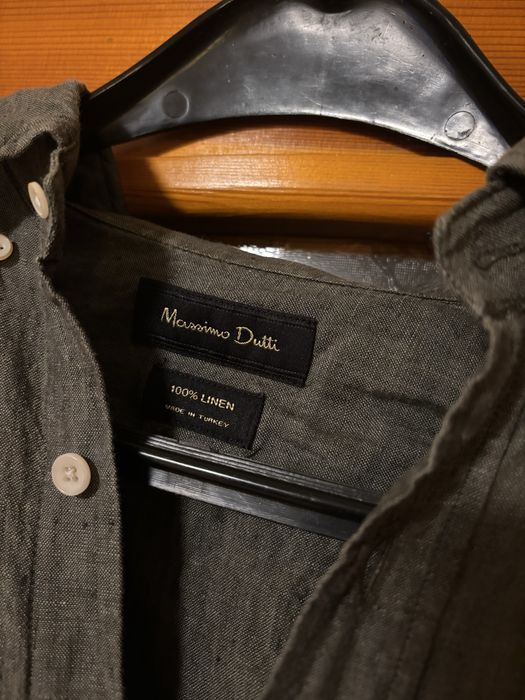 Мъжка ленена риза Massimo Dutti, S размер