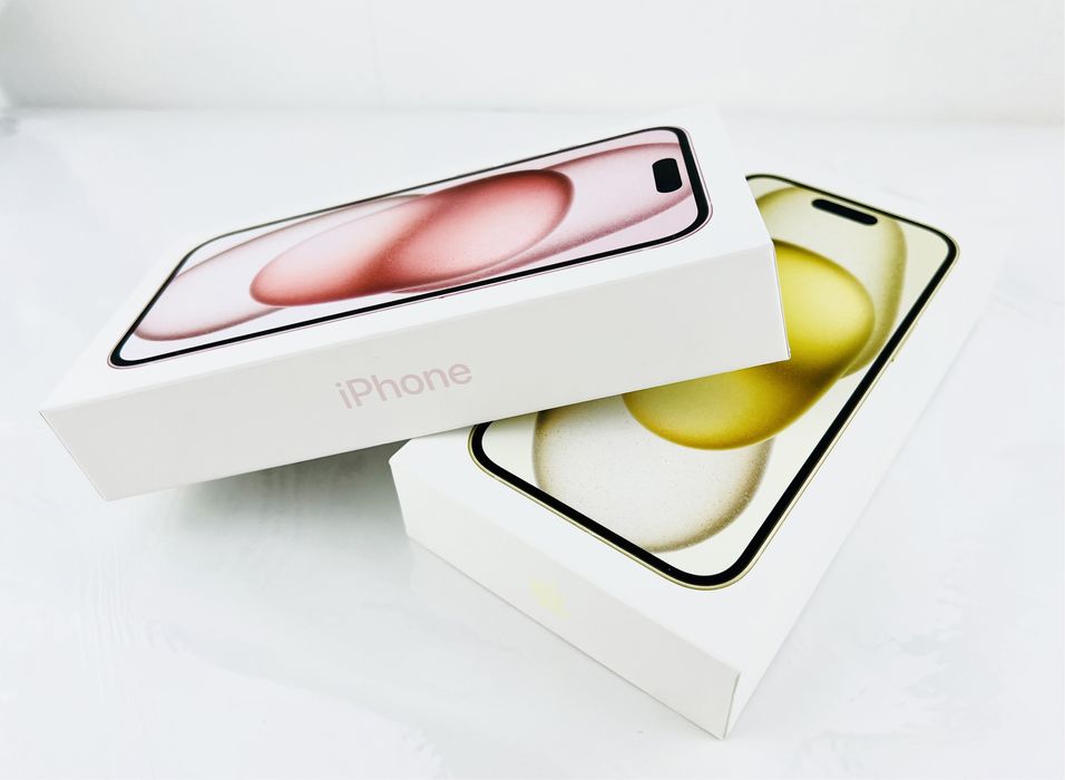 НОВ! Apple iPhone 15 128GB Yellow / Green / Pink Гаранция!
