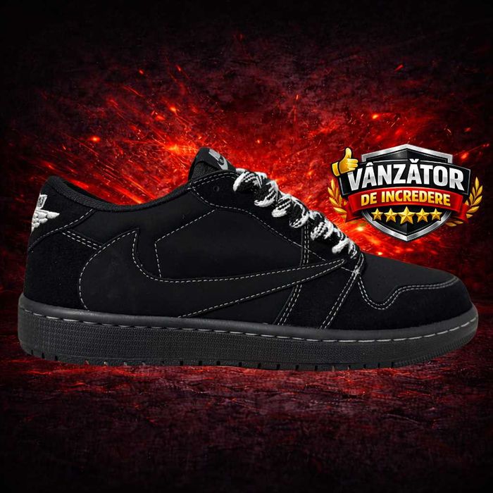 Adidasi Jordan 1 x Travis Scott Air Low / Fragment