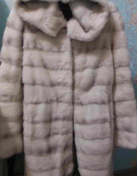 Шуба норка светлая