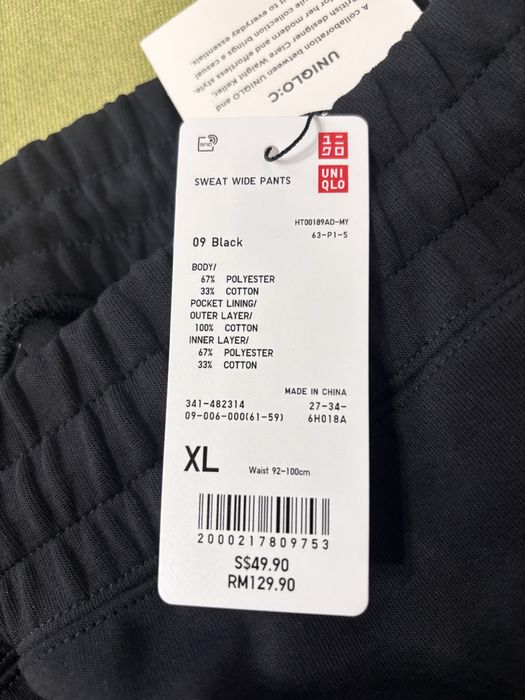 Черные штаны uniqlo