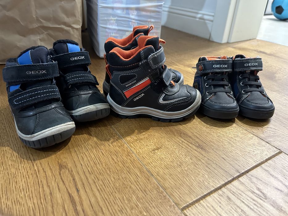 3 perechi ghete Geox Respira 20 si 22 Waterproof Impermeabili copii