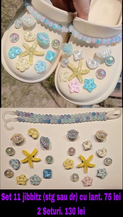 Set jibbitz pins pt Crocsi