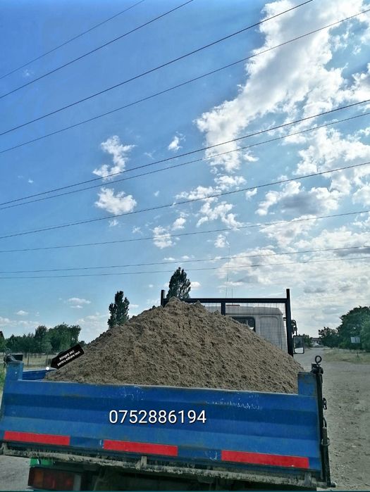 Pământ negru vegetal pietriș balast  Bazarca margaritar beton concasat