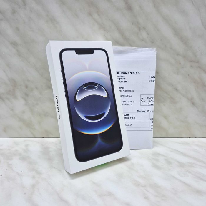 Apple iPhone 16e, 128GB, 5G SIGILAT, Zeus Amanet Militari 34463