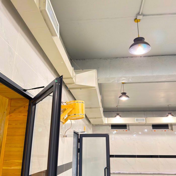 УСТАНОВКА ВЫТЯЖКИ для кухни кафе