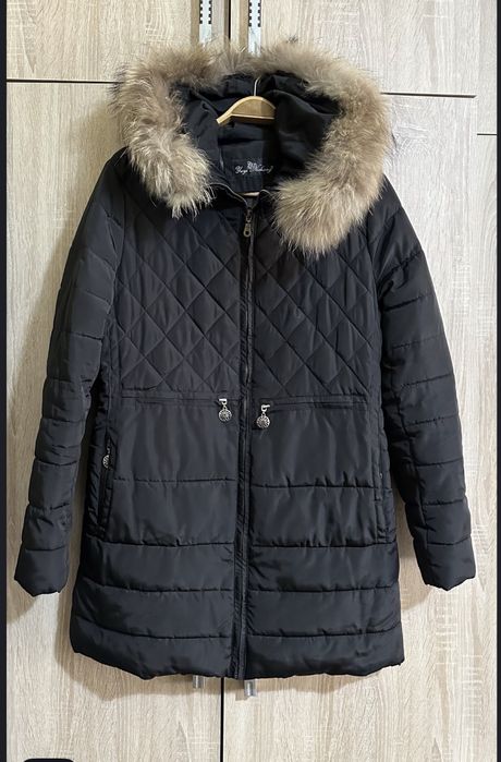 Geaca de iarna cu blana naturala