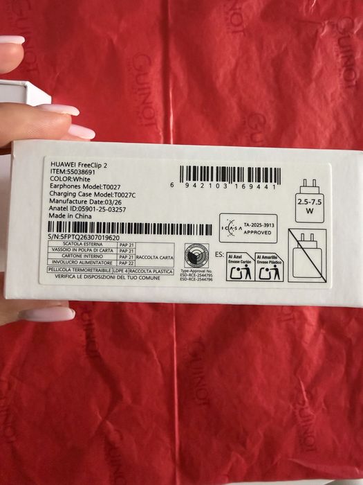 Huawei FreeClip 2 White
