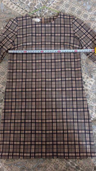 Платье в клетку (размер 44)