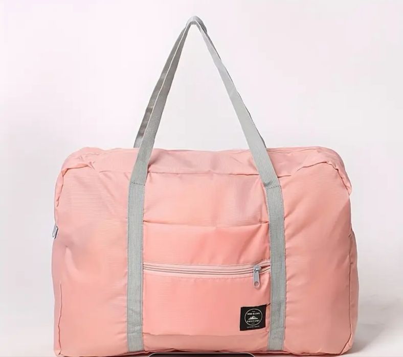 Чанта / Сак подходяща за ръчен багаж - в розов и тъмно син цвят