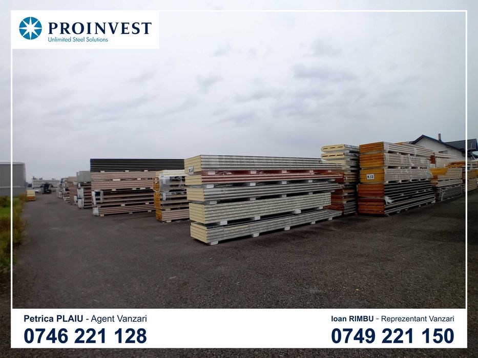 Panouri sandwich – Calitate a II-a, Pașcani! Prețuri de producător !