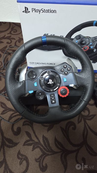 Руль Logitech G29 + Педали + КПП (Shifter) / Отличное состояние