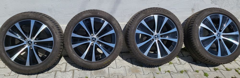 Jante  Mercedes R18, Sedan, Estate, Coupe, Cabrio. anvelope iarna Pirelli 245 45 18