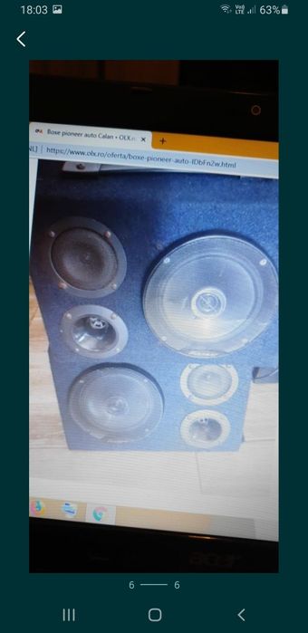 Cutii muzicale cu difuzoare kenwood pe 3 caii functionale