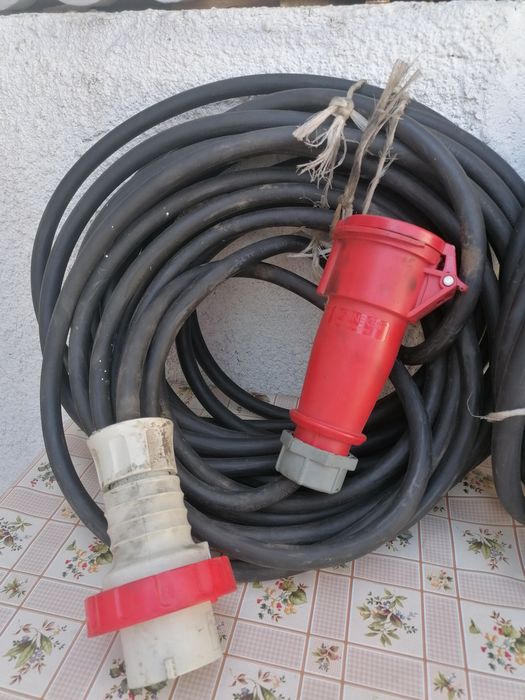 Prelungitor cablu mcg 4x6 mm pătrați priza fisa 32 amp