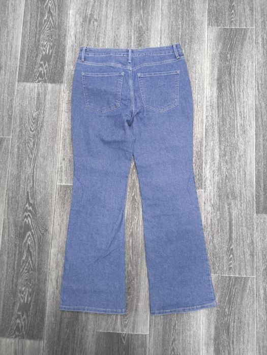 Джинсы клеш синие