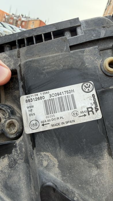 Фары ксенон с асф на пассат б6, vw passat b6