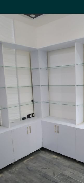 Oynadan xarxil stelajlar yasash urnatib berish xizmatii