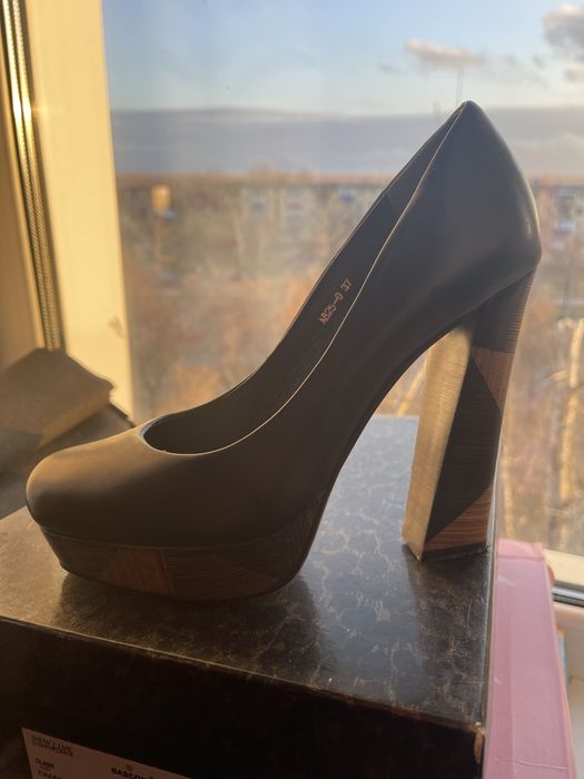 Туфли кожаные