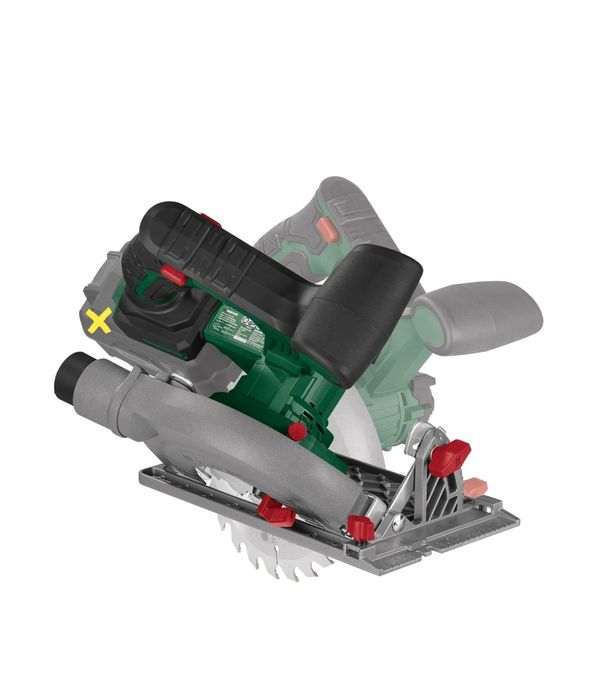 Circular parkside pe acumulator 20v valiza de transport