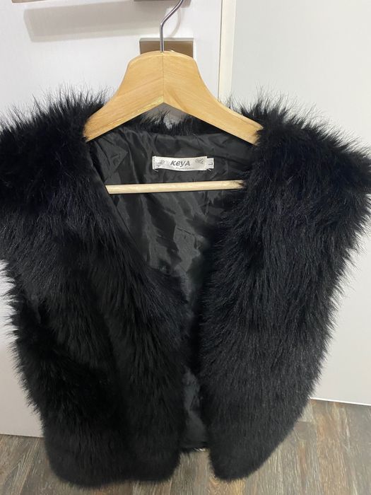 Vestă blană dama