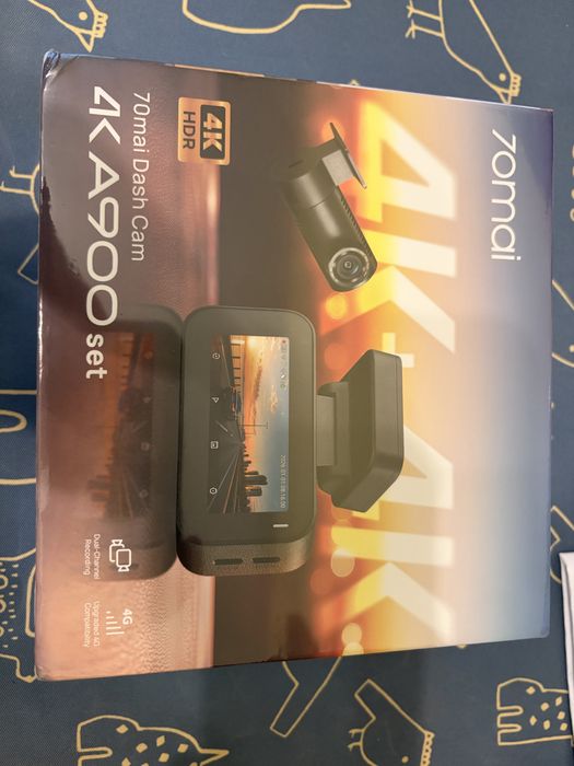 70mai Dash Cam 4K A900 – NOUĂ – 4K + 4K față/spate – model nou lansat