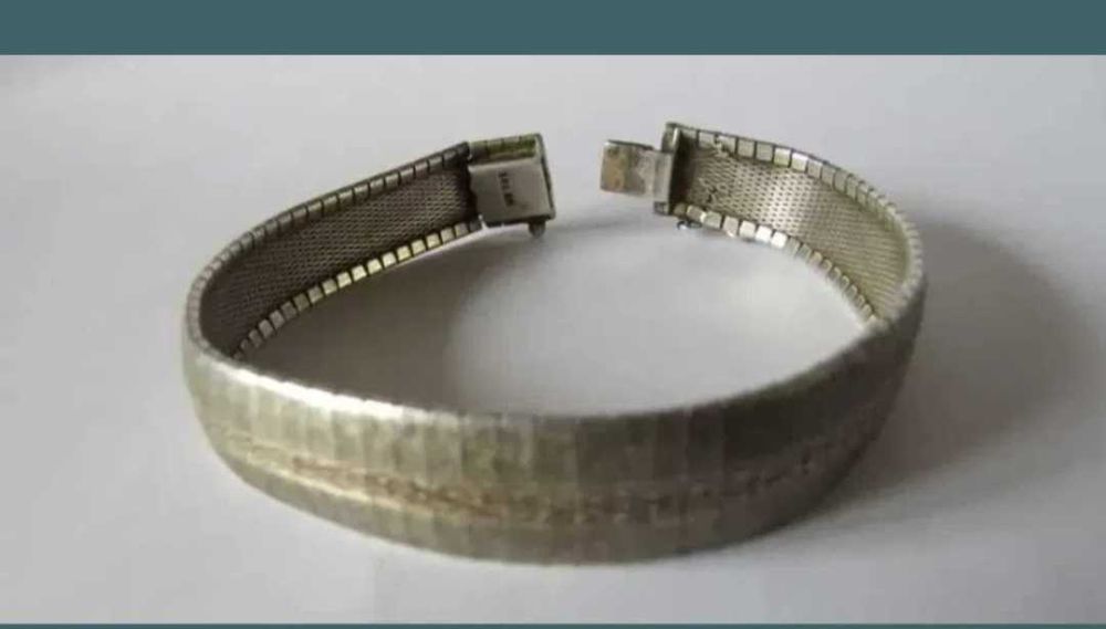 Veche bratara argint 800