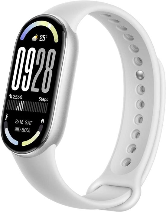 Смарт часовник Xiaomi Smart Band 10 AMOLED Бял смарт гривна [ЧИСТО НОВ]