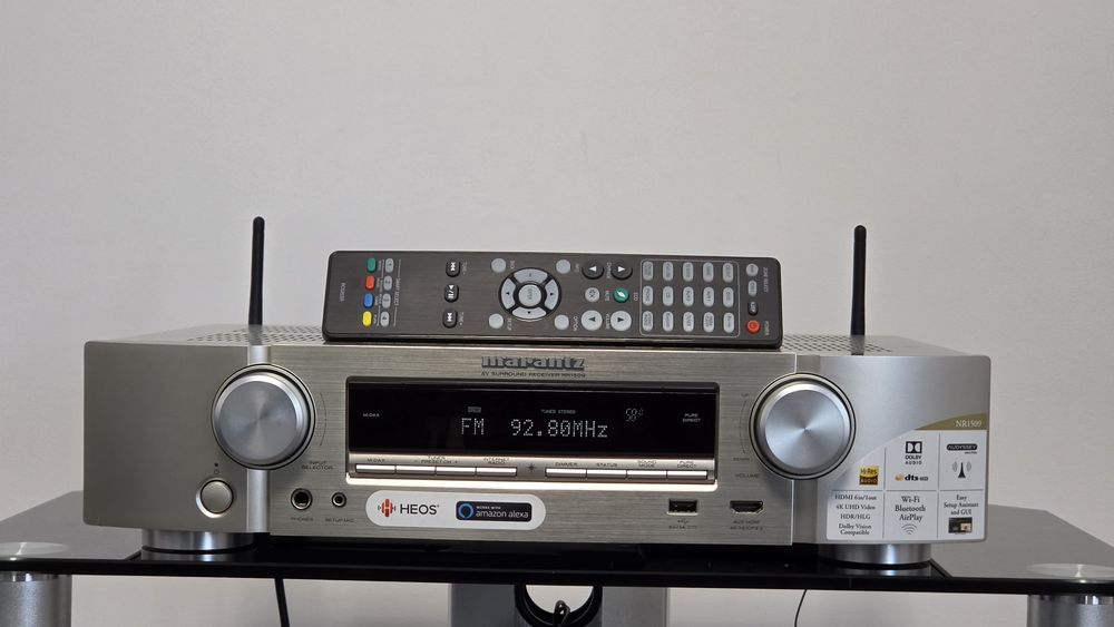 Receiver 5.2 Marantz NR1509 5 x 85 W  Wi-Fi Amazon Alexa voice command