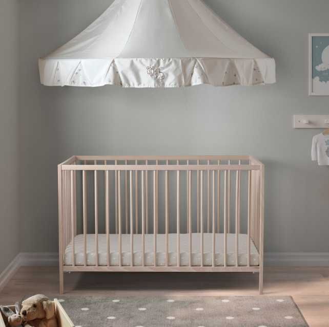 SNIGLAR бебешко креватче, 60x120 см, бук