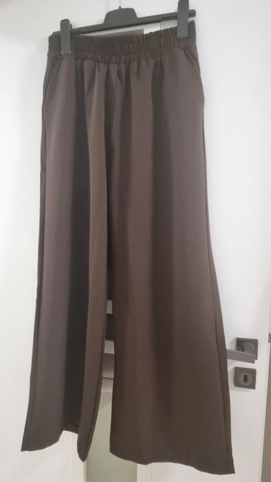 Pantalon evazat maro cafea xl