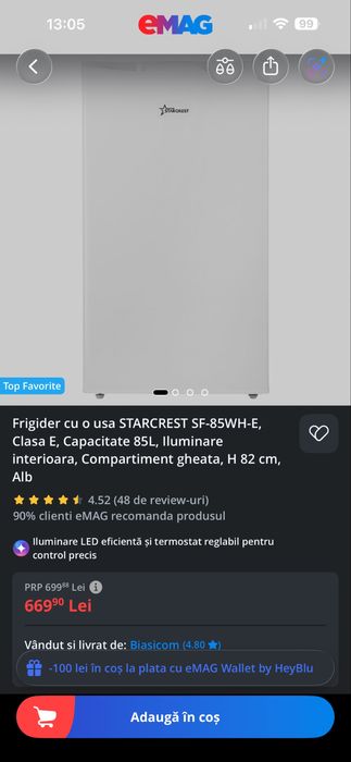 Frigider starcrest