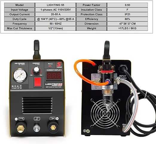 Stație de sudură cu plasmă SUSEMSE cu invertor IGBT 55 A Plasma CUT55