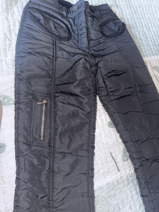 Лыжные штаны, утепленные флисом